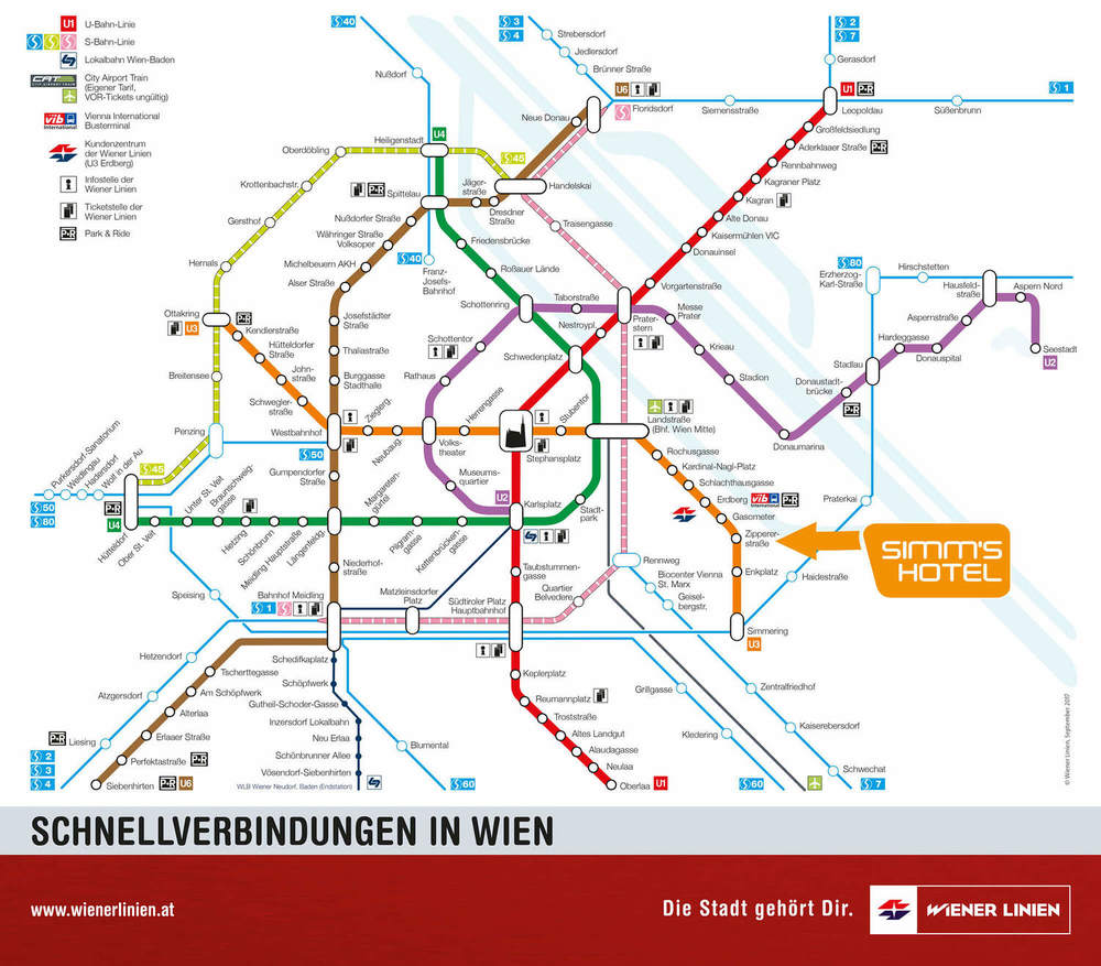Grafik U-Bahn-Netz