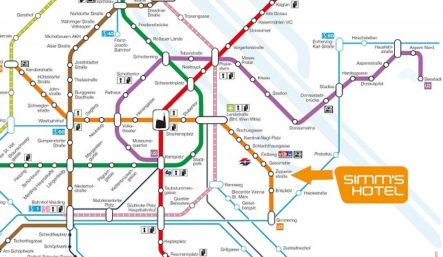 Wiener U-Bahn Netz