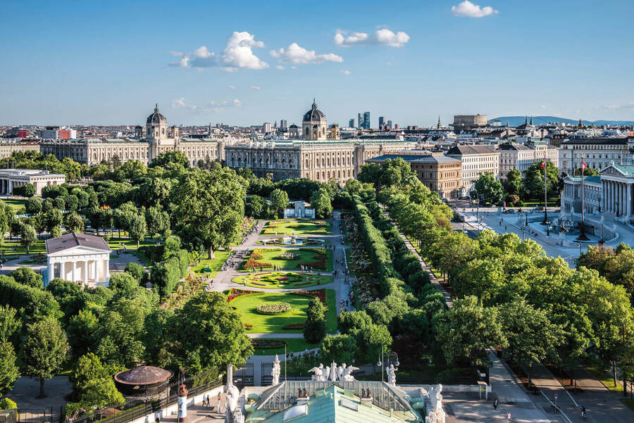 Volksgarten, Museen, Parlament