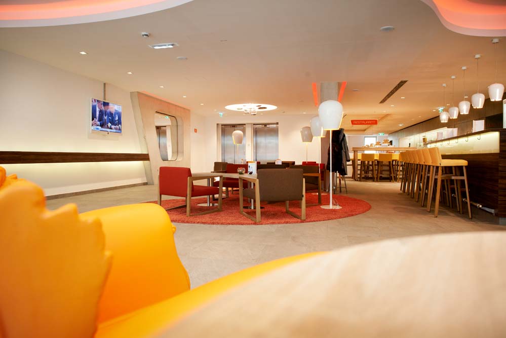 Lobby im Simm's Hotel